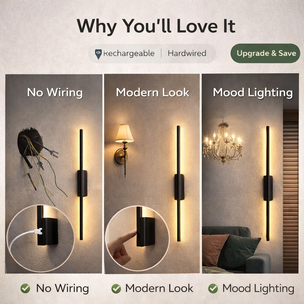 LumaLine™ | Sculpted LED Wall Light